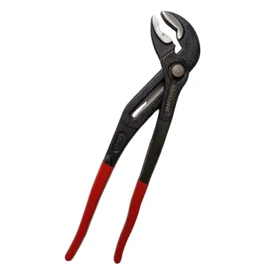 Industrial Grade High-Carbon Steel Water Pump Pliers & Wrench with Quick Adjust Button and Groove Joint