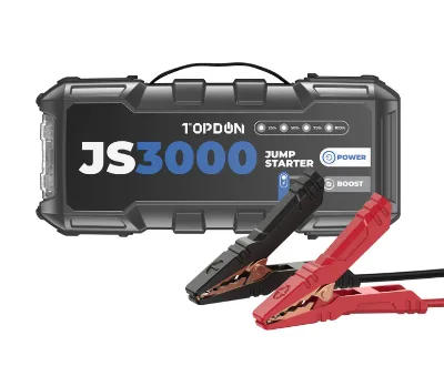 TOPDON JS3000 Jump Starter & Battery Tester 3000 Peak Amps 12 Volt