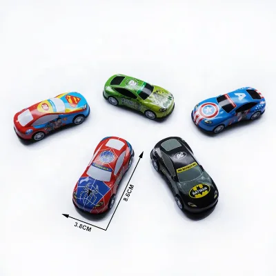 Cartoon Printing Metal Iron Kids Friction Car Toys