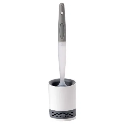 Modern Household Wall-Mounted Silicone Toilet Brush Holder with New Plastic Brush Holder for Bathroom