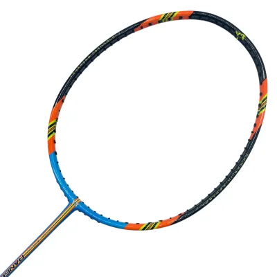 LEOSOO Badminton Racket with Soft & Hard Hardness Options Full PU Grip Carbon Cover Kit