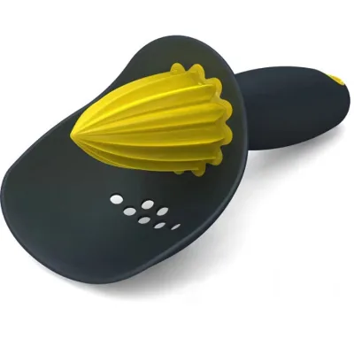 Hand Lemon Citrus Juicer with Seeds Holder Catcher Plastic Lemon Juicer