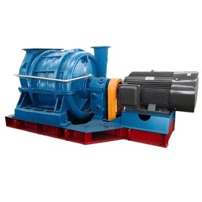 High Pressure C680-1.7 Electric Centrifugal Fan for Sewage Treatment 220V AC Cast Iron Blades OEM Supported