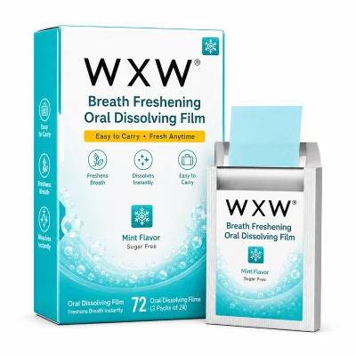 Hot Selling Breath Freshening Oral Dissolving Film Instant Fresh Breath Mouth Melting Fresh Breath Oral Strip