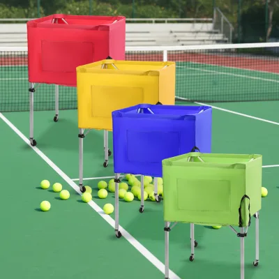 Lingxi Sports Customized Mobile Volleyball  Basketball and Football Carts Portable Storage Cart Foldable Ball Cart