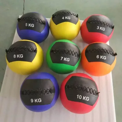 Soft Shell Wall Balls for Fitness Exercise Non-Slip Grip Medicine Tool