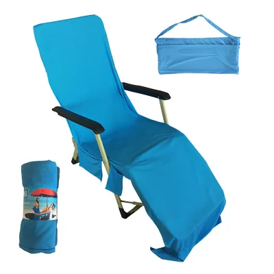 New Ultra-fine Fiber Cooling Quick-drying Beach Chair Blanket Blanket Shawl Chaise Lounge Cover Ice Blanket