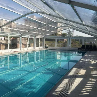 Custom Size Transparent Pool Cover Tent Anti UV All Weather Pool Shelter Wholesale