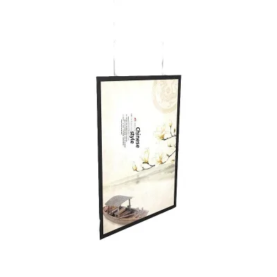 Led Double-sided Magnetic Light Box AF56 Model 6000K/6500K Temperature Hanging Milk Tea Advertising Brand Indoor Aluminum Alloy