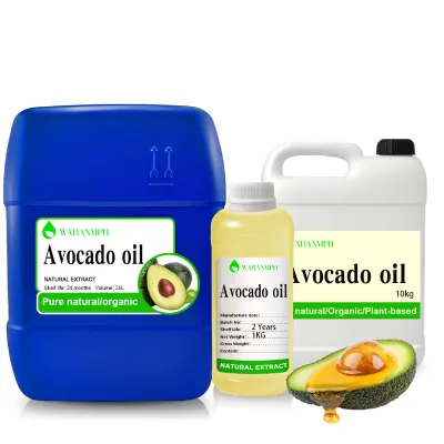 China Factory Wholesale Export Bulk Organic Avocado Oil, Massage Grade Avocado Oil.