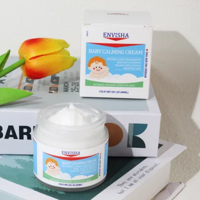 Non Greasy Babies Infant Sleep Calming Massage Cream Baby Body Skin Care Moisturizer for Chafed Sensitive Skin