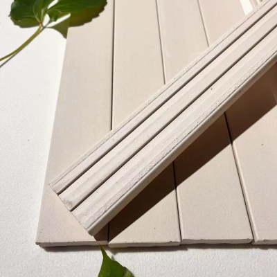 Beige Long Thin Brick for Masonry Wall Veneer White Colors