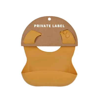 Cute Animal Print Silicone Bib Waterproof & Adjustable for Toddlers