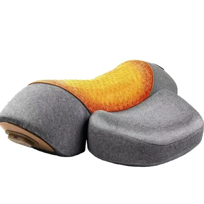 Hot Selling Body Massager Heat Vibration Knead Relax Muscle Neck Waist Low Back Massage Portable Home Car Neck Massage Pillow