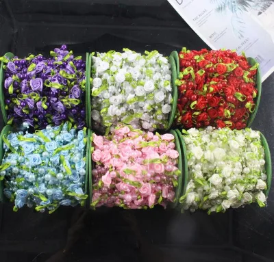 Wholesale Rose Flower Bead Chain for Wedding DIY Jewelry Pendant Accessories