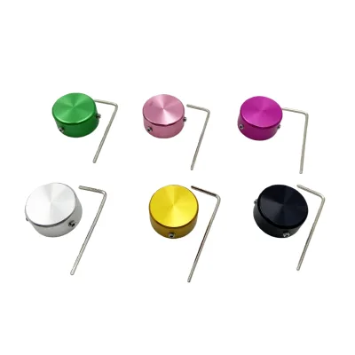 Aluminum Alloy Footswitch Cap for Single Effect Pedal Universal Electric Guitar Sturdy Musical Instrument Accessory