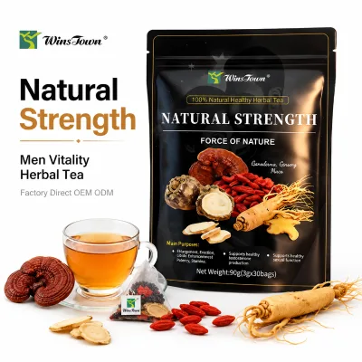 Factory Direct Men Vitality Herbal Tea Performance Endurance Support Pre Workout Custom Formula Private Label OEM ODM Supply