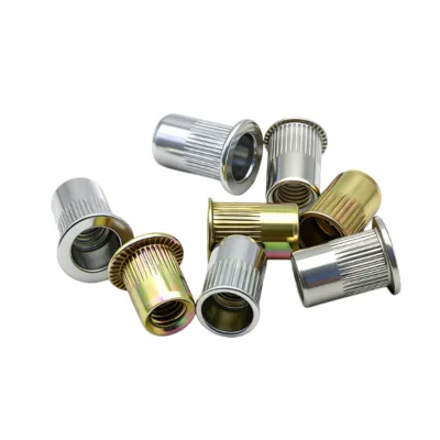 Wholesale Yellow Zinc Plated Steel Blind Rivet Nut DIN 983 Corrosion Resistant M3 M12 Custom Logo OEM ODM Factory