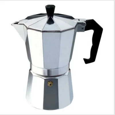 Octagonal Aluminum Coffee Pot Moka Pot Aluminum Pot Coffee Utensil Coffemaker Italian Espresso Extraction Coffee