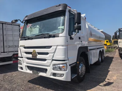 Used HOWO 6X4 Automatic Transmission Fuel Tanker Truck Cummins Engine Euro 3 15001-30000L Tank Capacity 351-450hp Fuel Efficient