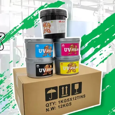 Quick-Drying UV Offset Printing for for LED-UV Curing Silver Card Stock PET & PVC Substrates for Printer Use