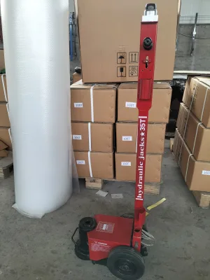 Factory Direct Sale air Hydraulic Truck Jacks 35T 50T 100T 120T 80Ton 150TPneumatic Truck Lifting Jack for Auto Repairing