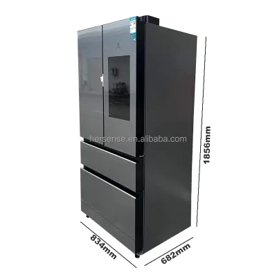 220V VIOMI 520L French Door Smart Side-by-side Refrigerators 4Door Fridge Refrigerator Auto Door with Screen Music Homeuse
