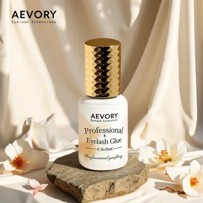 Waterproof & Sweatproof 0.5-Second Quick-Dry Eyelash Adhesive All-Day Long-Lasting Wear