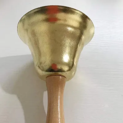 The Manufacturer Supplies Bells Hand Bells Musical Instruments Performances Wooden Handle Bells Plastic Handle Jingle Bells