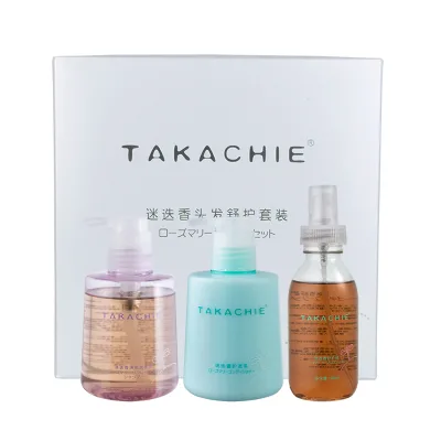 TAKACHIE Rosemary Strengthening Shampoo and Conditioner with Soothing Spray, Cleanses and Helps Strengthen Weak and Brittle Hair