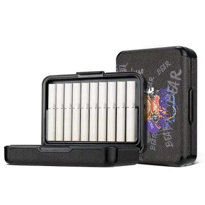 Fashion Leather Cigarette Case for Short 48mm Cigarette Portable Carrying Storage Box Cigarette Fresh Keeping Holder Accessories