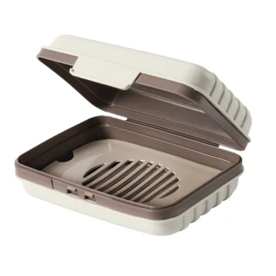 Travel Soap Case with Lid for Gym, Camping Essentials, Hiking, Travel Size Toiletries, Portable, Leakproof