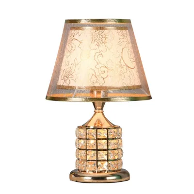 Modern Simple Bedroom Bed Crystal Decorative Lamp Creative Personality Romantic Wedding Room Lamp for Home Office