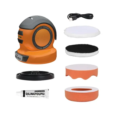 Aido USB Rechargeable Snow Ice Scraper & Polisher Kit Portable Electric Shovel for Car Windshield & Home