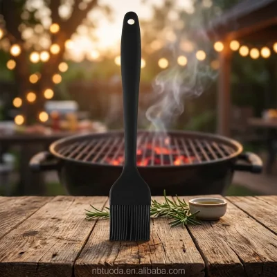 Factory Direct-sale LGL Brand Model LGL-033 Large-sized Silicone Oil Brush Barbecue High-temperature Resistant One-piece Modern