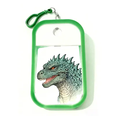 Promotional Hands Sanitizing Dispenser Bottle Sanitize Key Chain Holder Hand Sanitiser Spray Mist Bottle Silicone Keychain