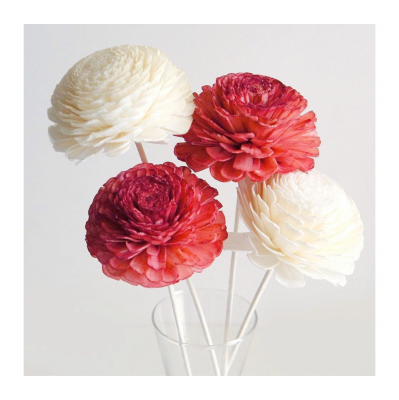 High Quality White Big Flower Peony Preserved Artificial Peony Single Peony Flower