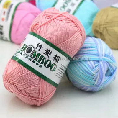 cotton/bamboo yarn sweater & scarf yarn