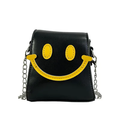 2024 Creative Girls Shoulder Bag With Cute Smiling Face New Year Promotional Tote Bag