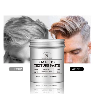 Perfect Due Water Based Shine Free Hair Style Clay Matte Texture Paste Absorbs Quickly