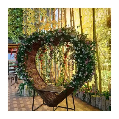 Scenic Wicker Chair Outdoor Chair Rattan Garden Chair Bird Nest Rattan Bed Outdoor Furniture