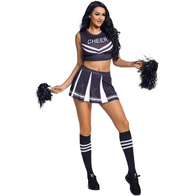Comfortable And Soft Fabrics High Quality Cheerleading Dress Professional 100% Polyester Cheerleading Dress
