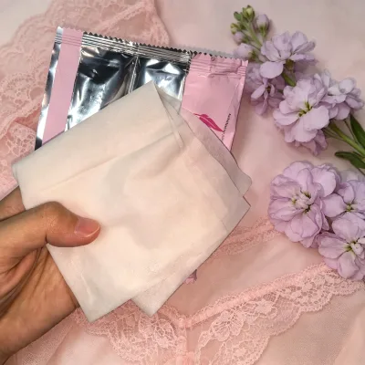 Vagina Wipes Feminine Wipes Individually Wrapped Disposable Wet Wipes for Adults Female Daily Cleaning