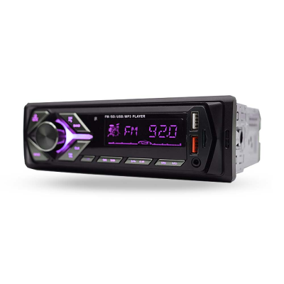 Factory Universal Autoradio 1 Din Car Audio Lcd Screen Mp3 Car Radio with 2USB BT AUX  MP3 WMA