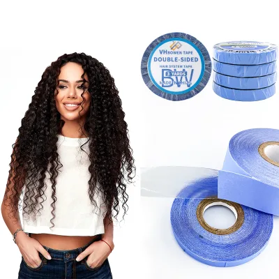 Wholesales Waterproof Adhesive Hair Self Adhesive Lace Front Hair System Tape 36 Yard Double Sided Wig Tape