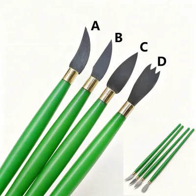 Thin-Type Porcelain Oral Dental Porcelain Layering Reduction Bur Elasticity Technicians Porcelain-Layer Trimming Knife