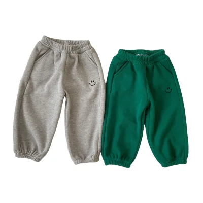 2023 New Arrival Unisex Baby Girl Sweat Pant Toddler Kids Boy Warm Pants for Autumn Winter Clothing