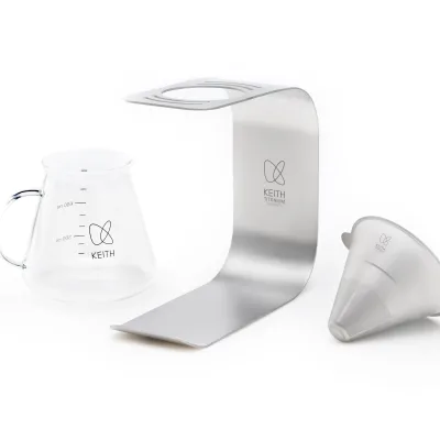 Coffee Filters Portable Titanium Reusable Drinkware Outdoor Camping Coffee Mug Set Versatile Healthy Mesh Cup