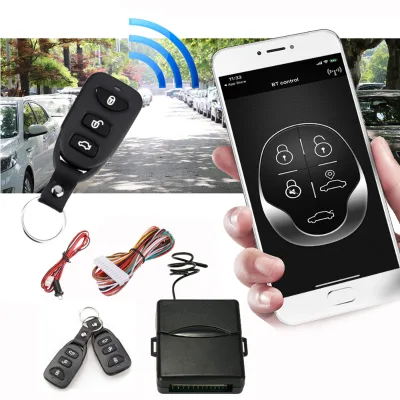 VICTOR Home Central Door Lock Auto Keyless Entry System Button Start Stop Keychain Central Kit CE/FCC/E4 Certified 12V