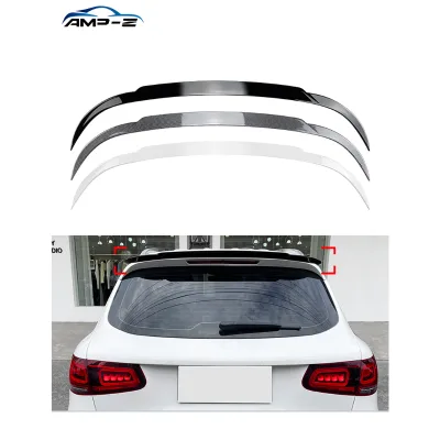 Carbon Fiber Black X253 Plastic Material Rear Wing Spoiler Auto Body Kits for Mercedes Benz GLC Class X253 2016-2022